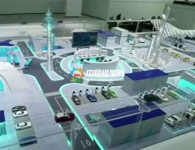  超級(jí)電港沙盤模型