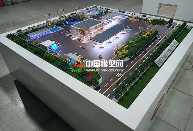 中國石油綜合能源服務(wù)站沙盤模型