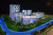 售樓建筑模型占據(jù)沙盤(pán)模型主要角色